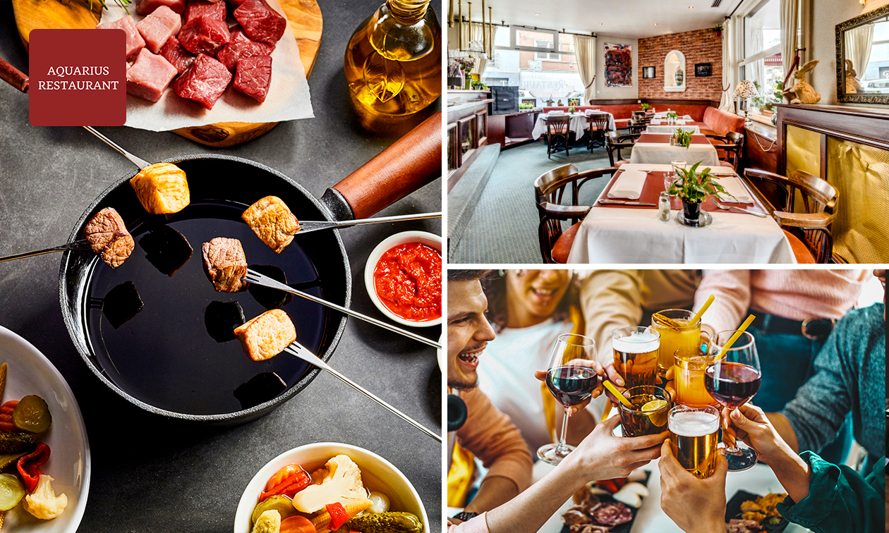 Fondue bourguignonne bij Restaurant Aquarius