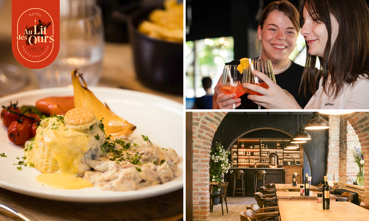 Menu en 2 ou 3 services à la carte près de Rochefort