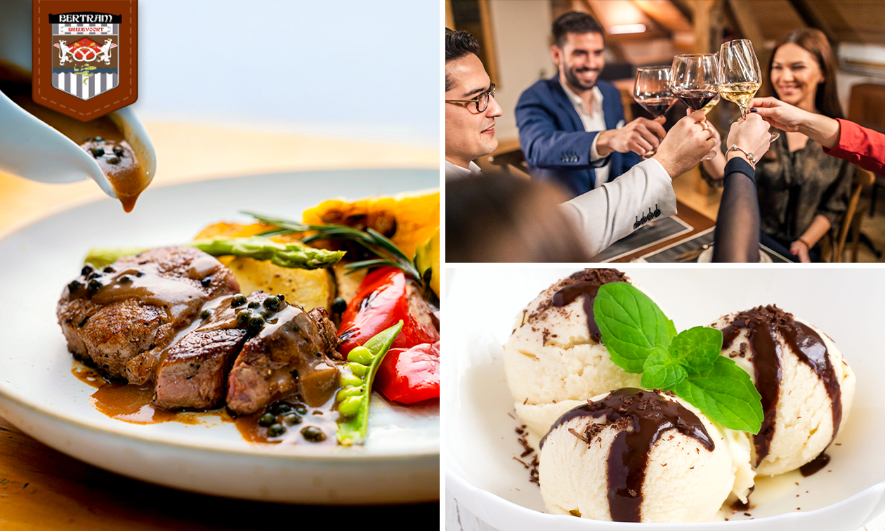 3-gangendiner van de chef bij Restaurant Bertram