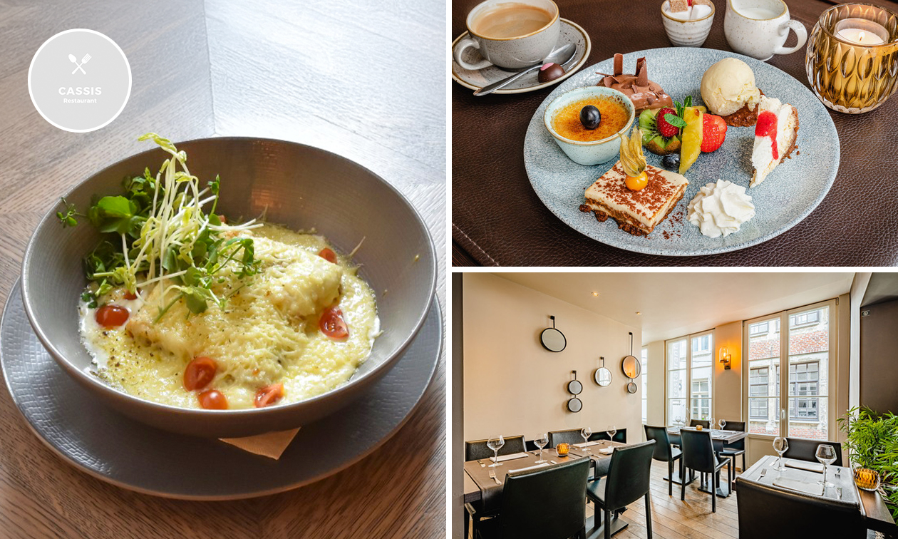 3-gangendiner à la carte bij Restaurant Cassis