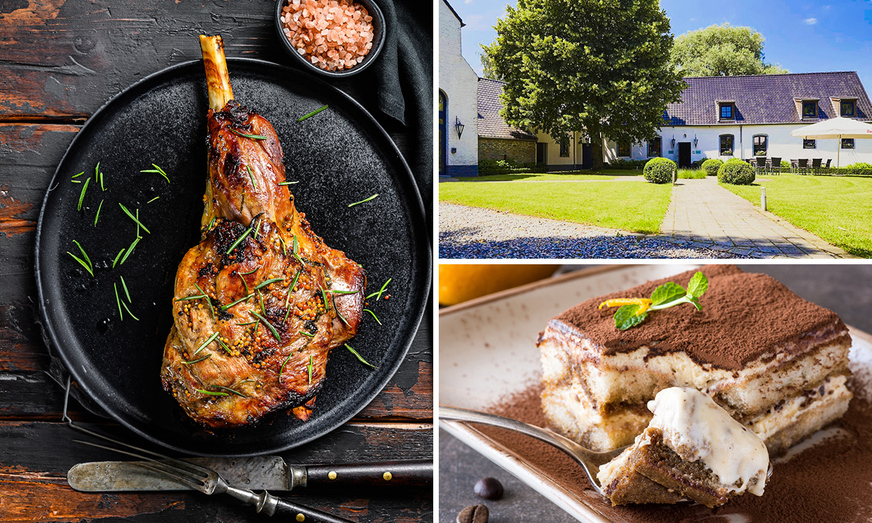 2- of 3-gangen keuzelunch of -diner bij Restaurant Chez les Garçons