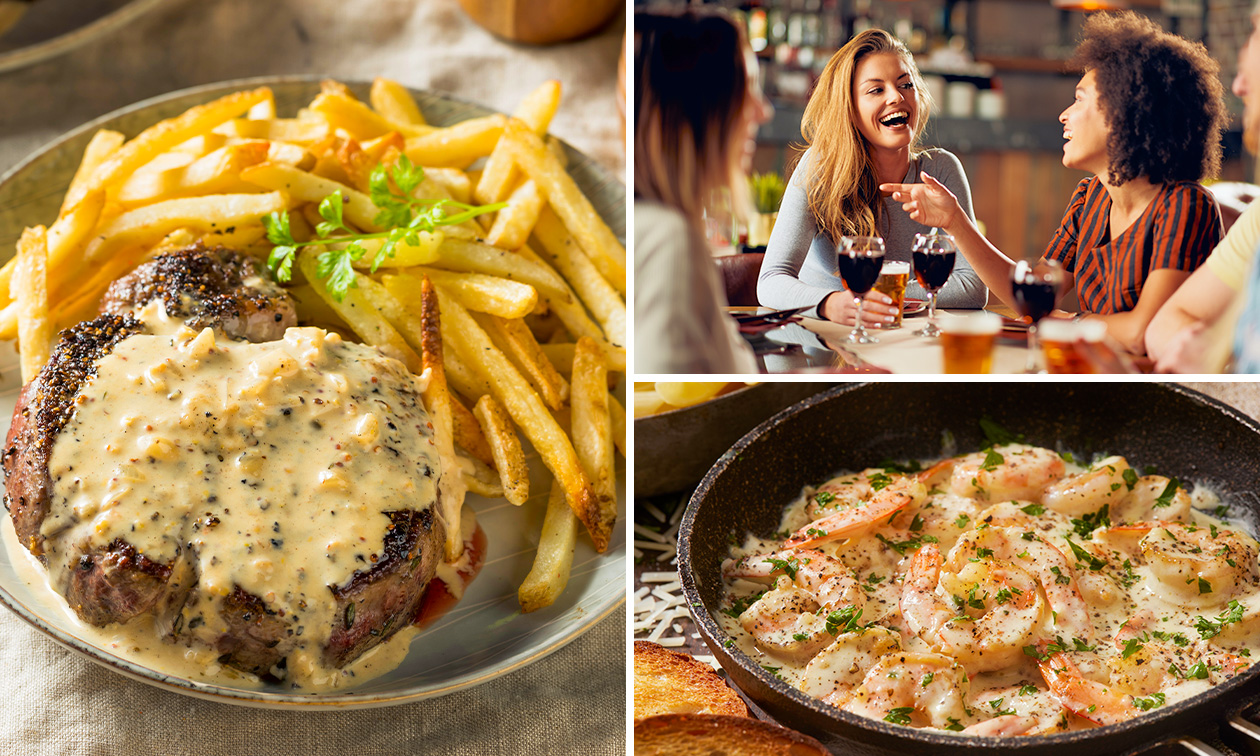 3-gangendiner of -lunch à la carte bij Restaurant De Mande