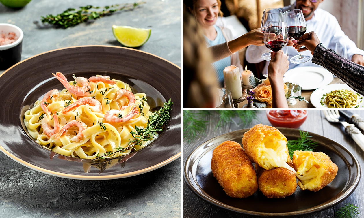 2- of 3-gangen keuzelunch of -diner