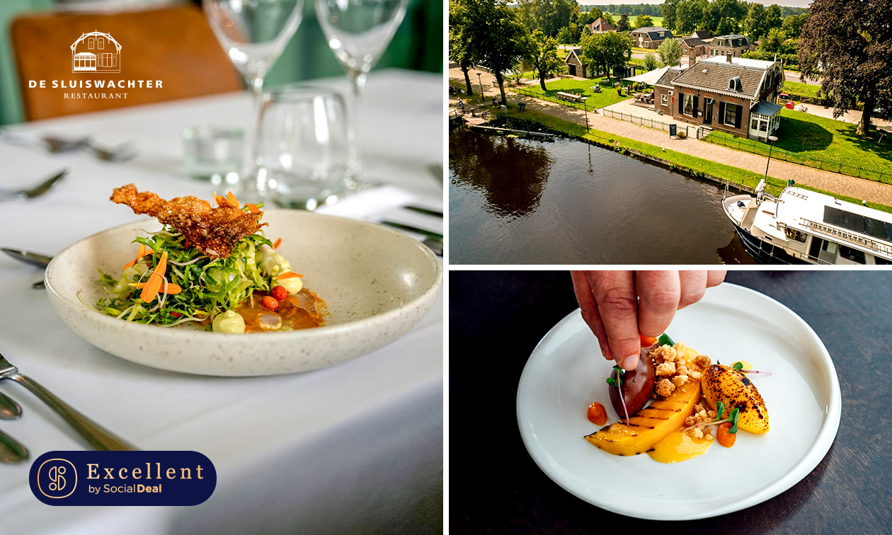 3-gangenlunch of -diner van de chef + amuse