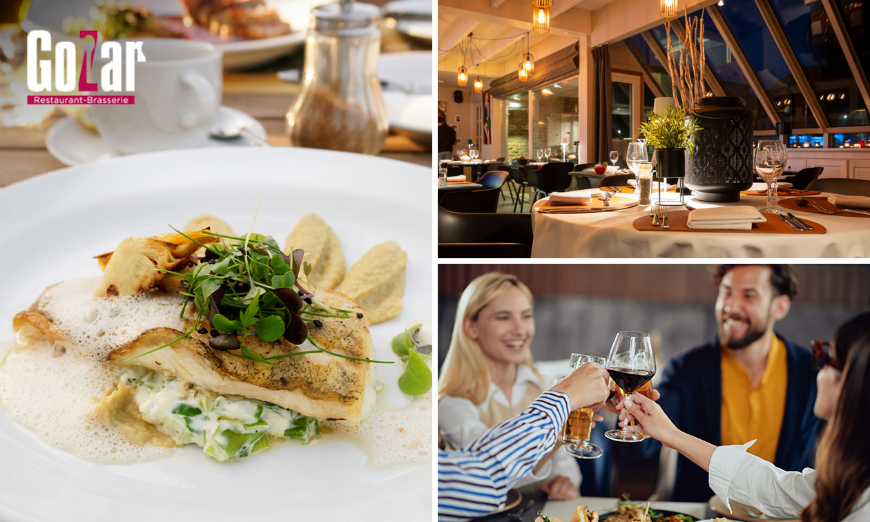 3-gangenlunch of -diner à la carte bij Restaurant Gozar