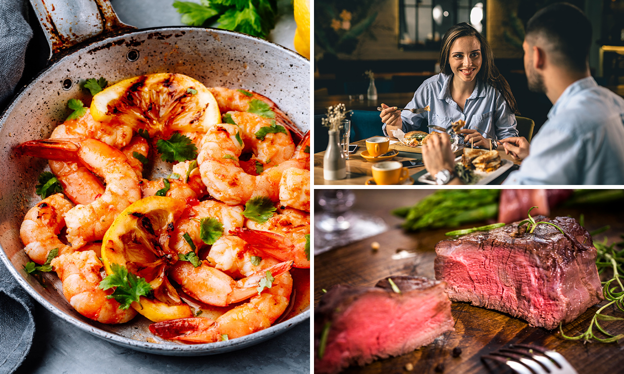 3-gangendiner of -lunch à la carte of keuzediner bij Restaurant Hapkin