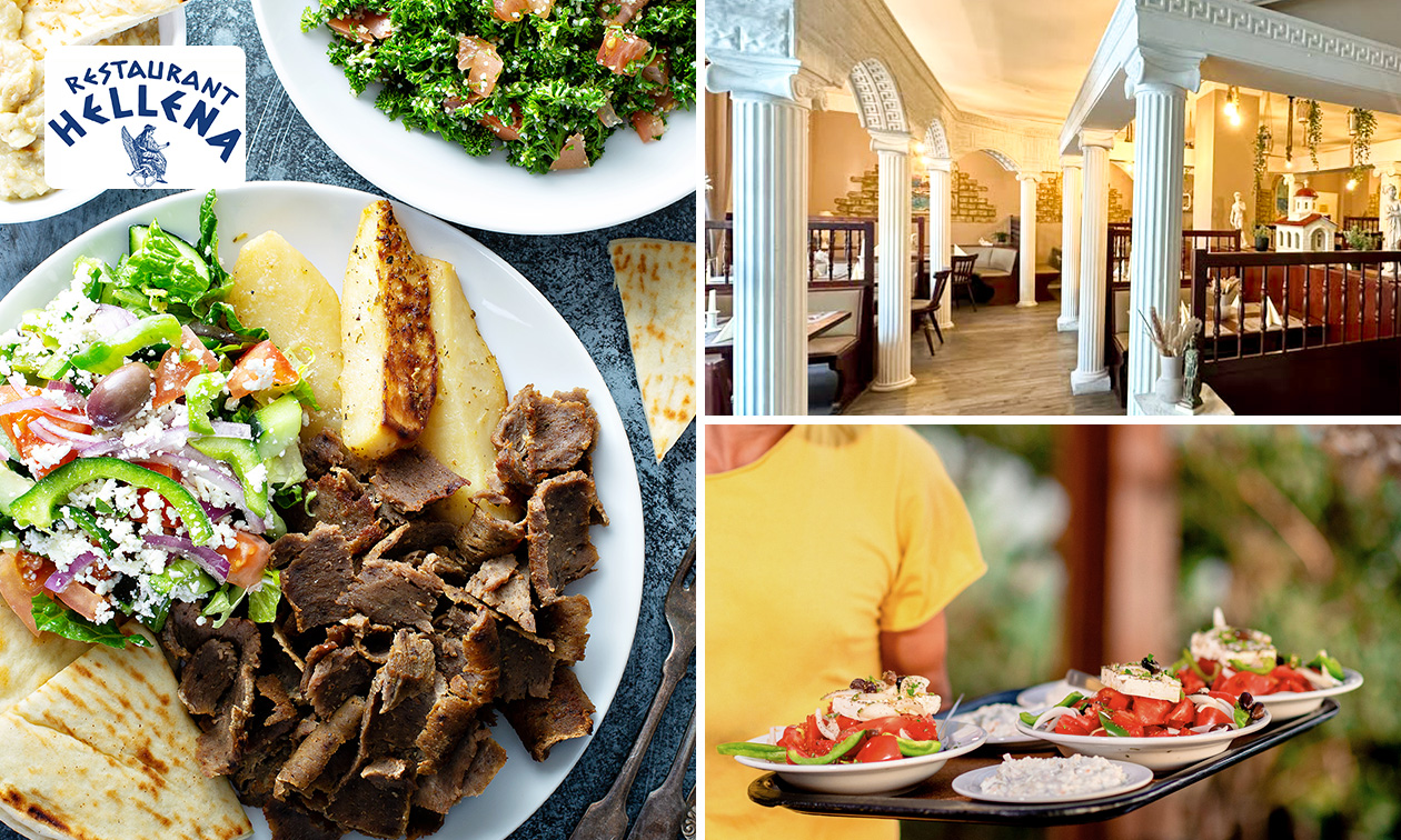 Griechisches All-You-Can-Eat (3 Std.) oder 2- oder 3-Gänge-Menü zum Mittag oder Abend