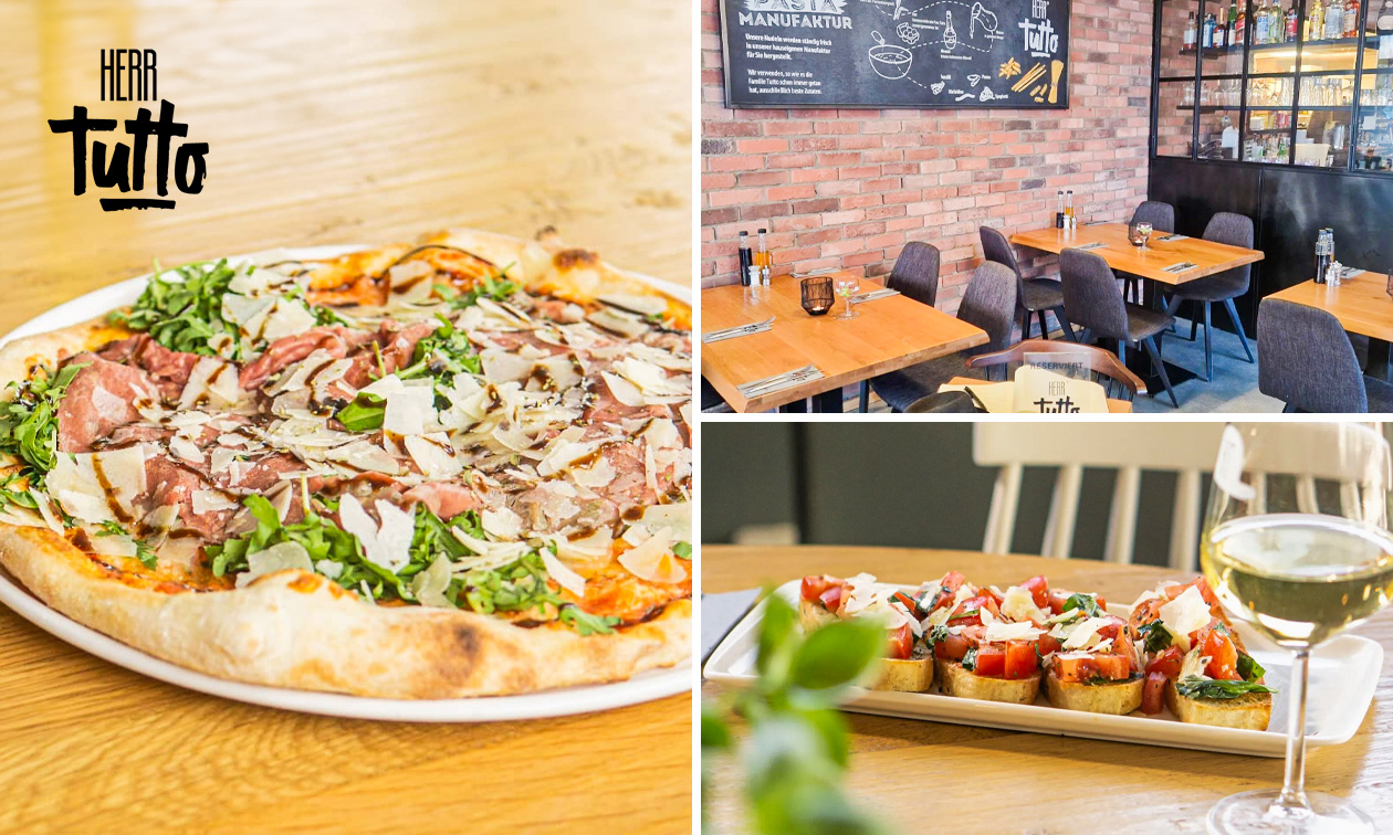 Italienisches 3-Gänge-Menü nach Wahl