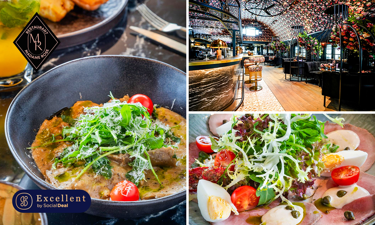 3-gangen keuzediner bij Restaurant Madame Rose