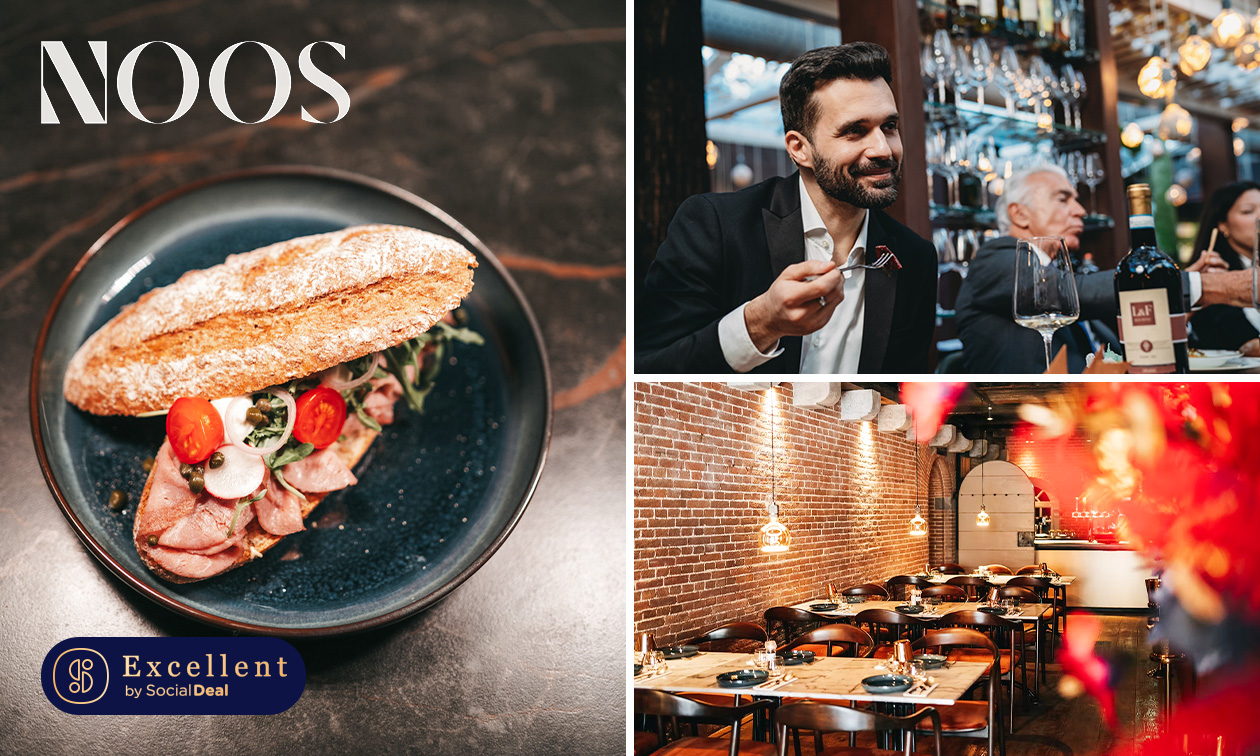 12-uurtje of 2-gangenlunch bij Restaurant Noos