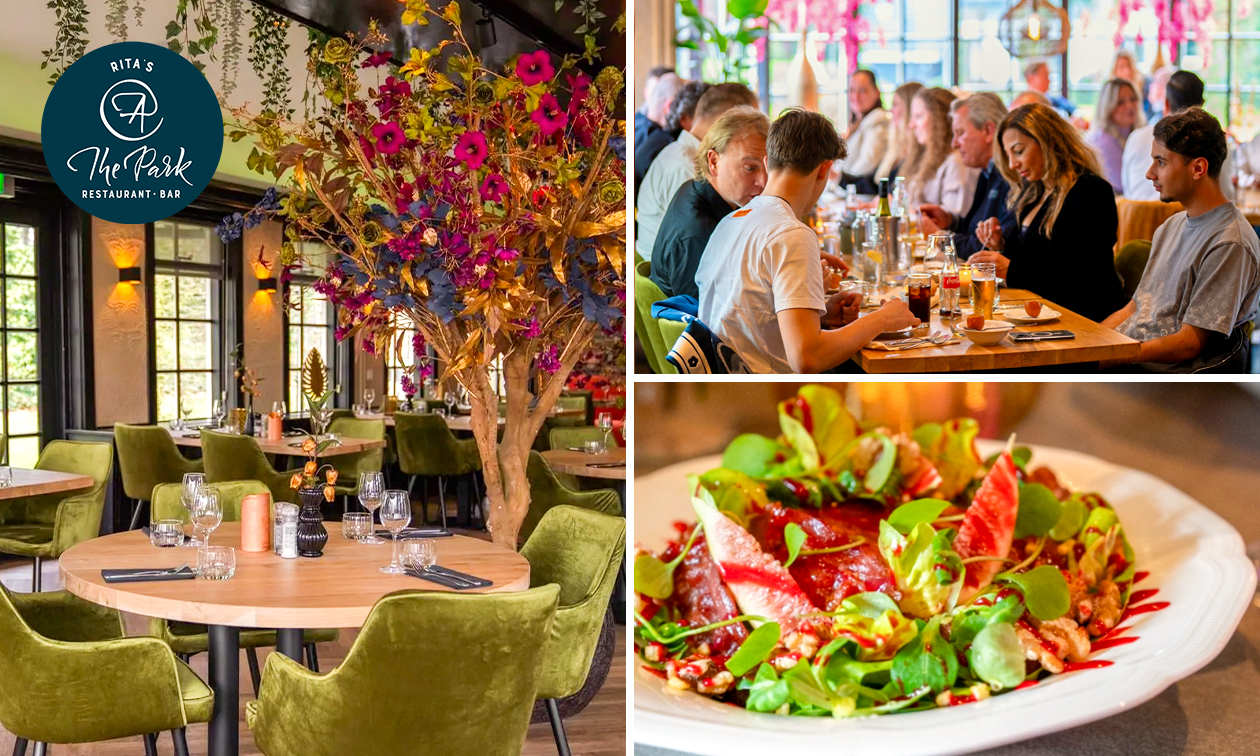 3- of 4-gangen (valentijns)diner van de chef bij Restaurant Rita´s @ThePark