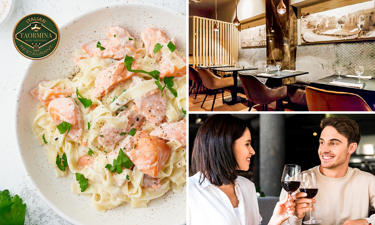 2- of 3-gangenlunch of -diner à la carte met pizza of pasta nabij Brussel