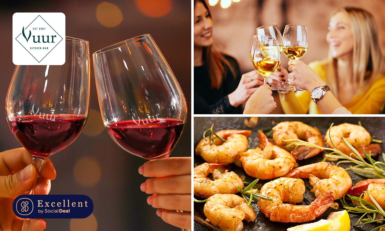 High wine + warme en koude hapjes bij Restaurant Vuur