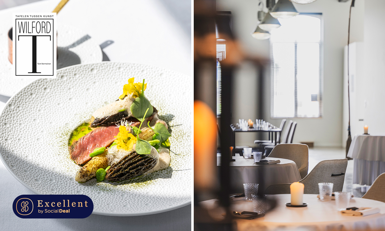 5-gangen keuzediner of -lunch bij Restaurant Wilford T