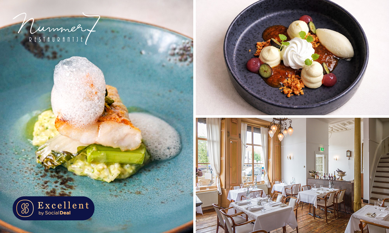 4- of 5-gangendiner van de chef bij Restaurantje Nummer 7