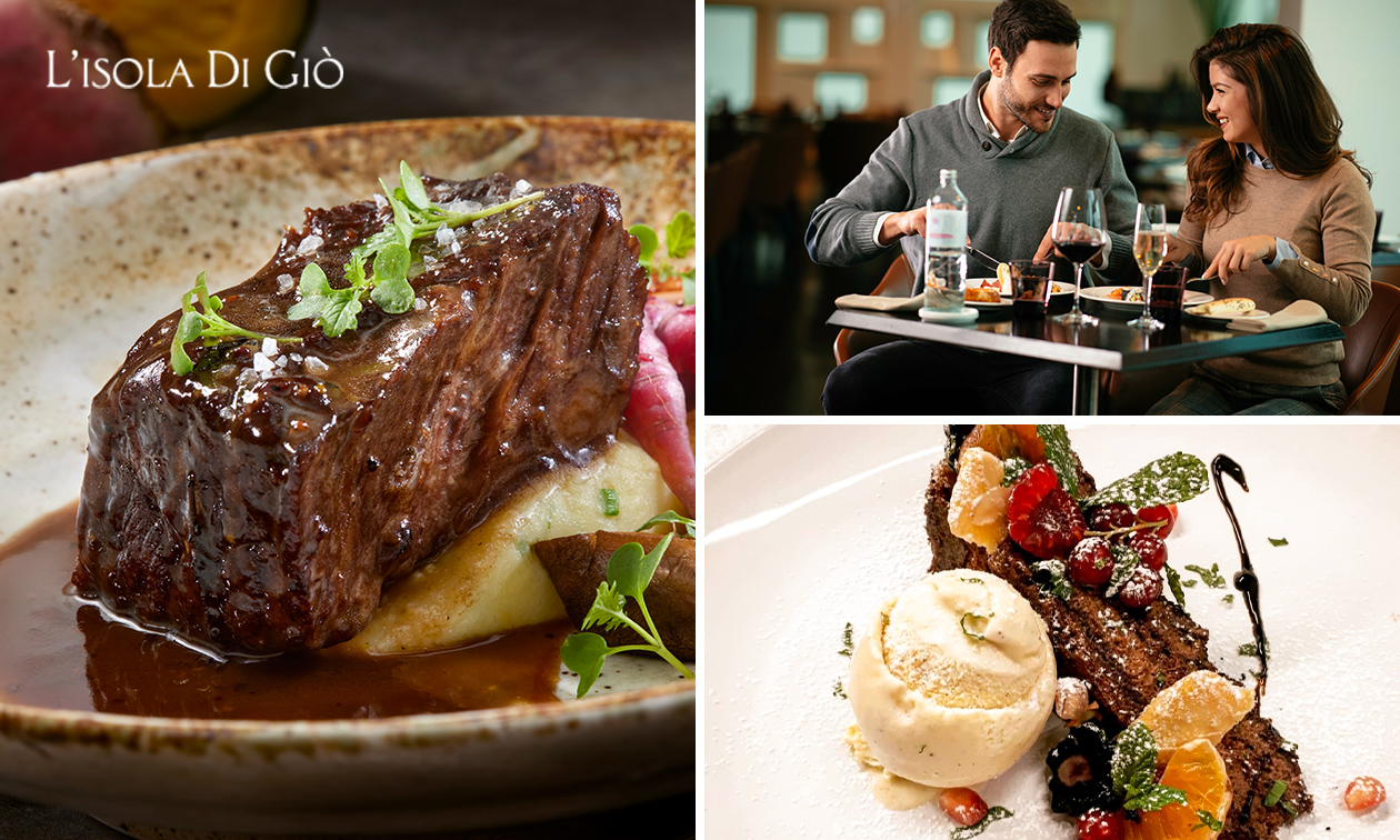 3-gangendiner à la carte bij Ristorante L'Isola Di Gio