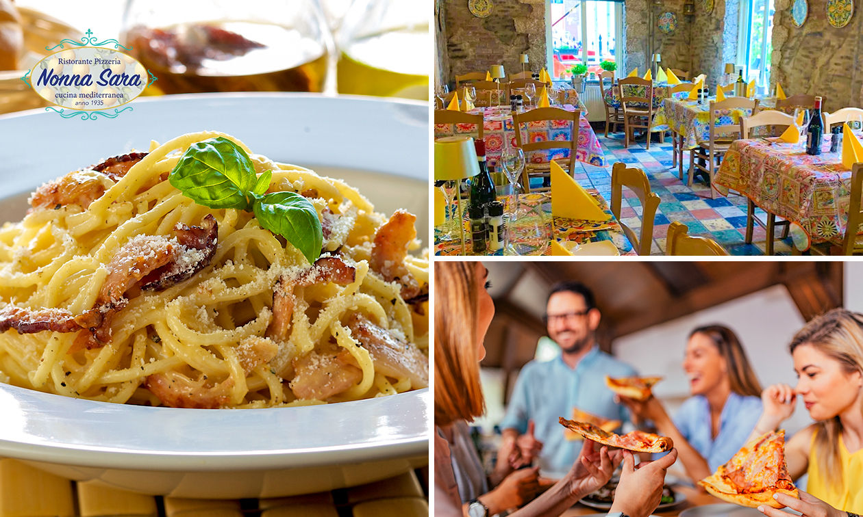 Italiaans 3-gangendiner bij Ristorante Pizzeria Nonna Sara