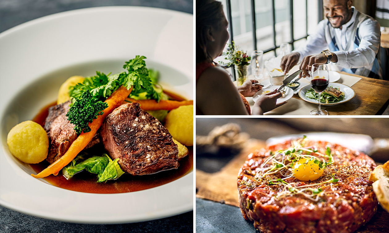 2- of 3-gangendiner à la carte