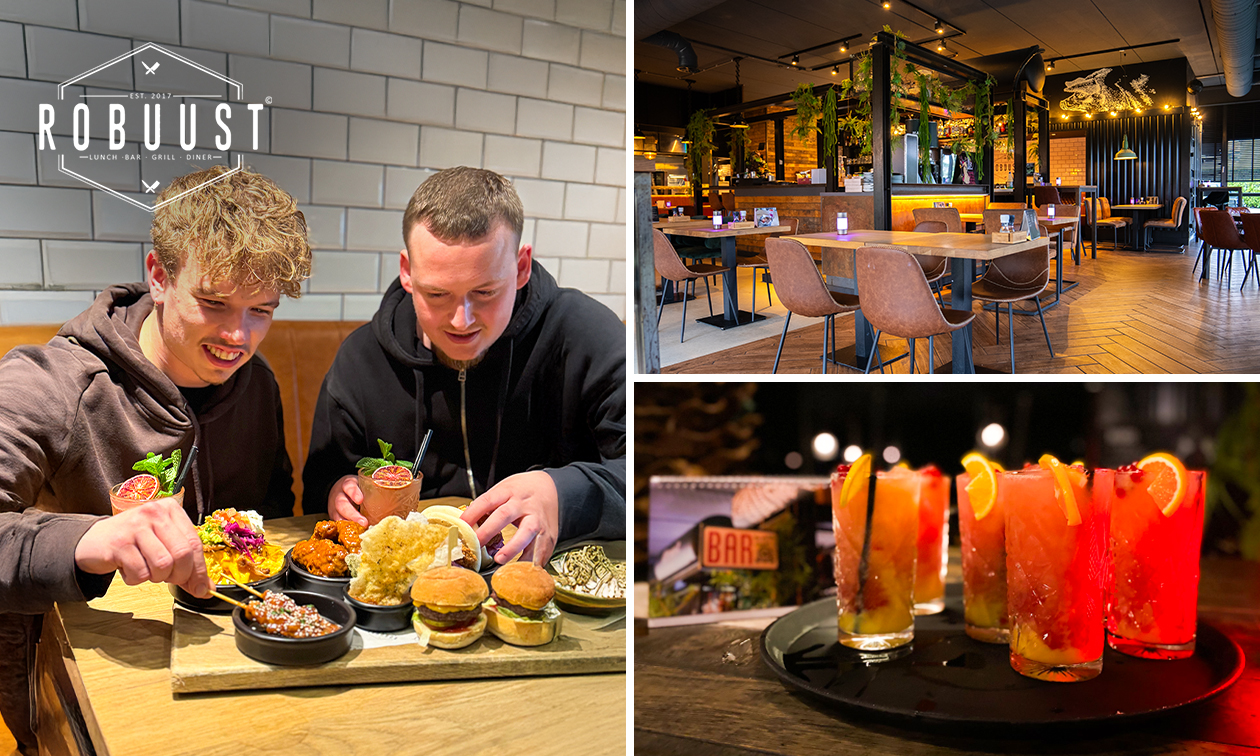 Shared lunch + cocktail bij Robuust IJsselstein