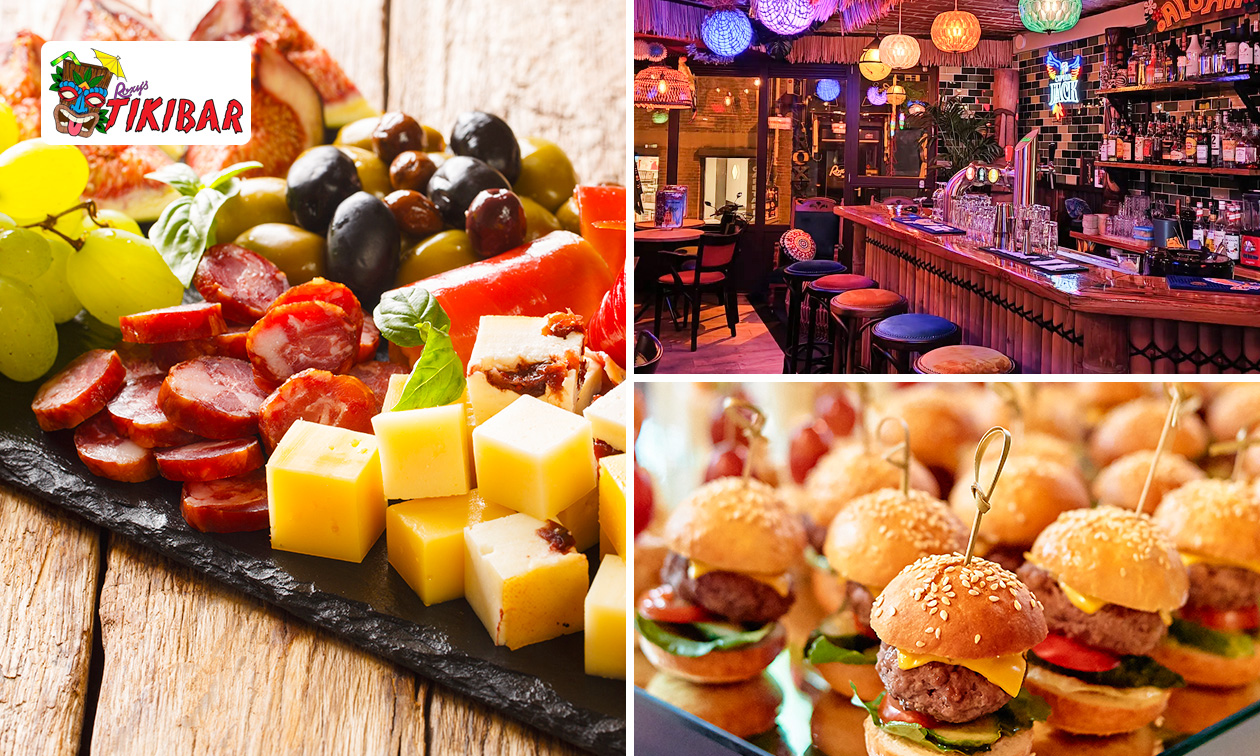 Dinerplank bij Roxy's Tikibar in hartje Nijmegen