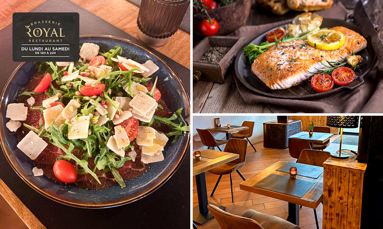 Lunch en 2 ou 3 services à la carte près de Liège