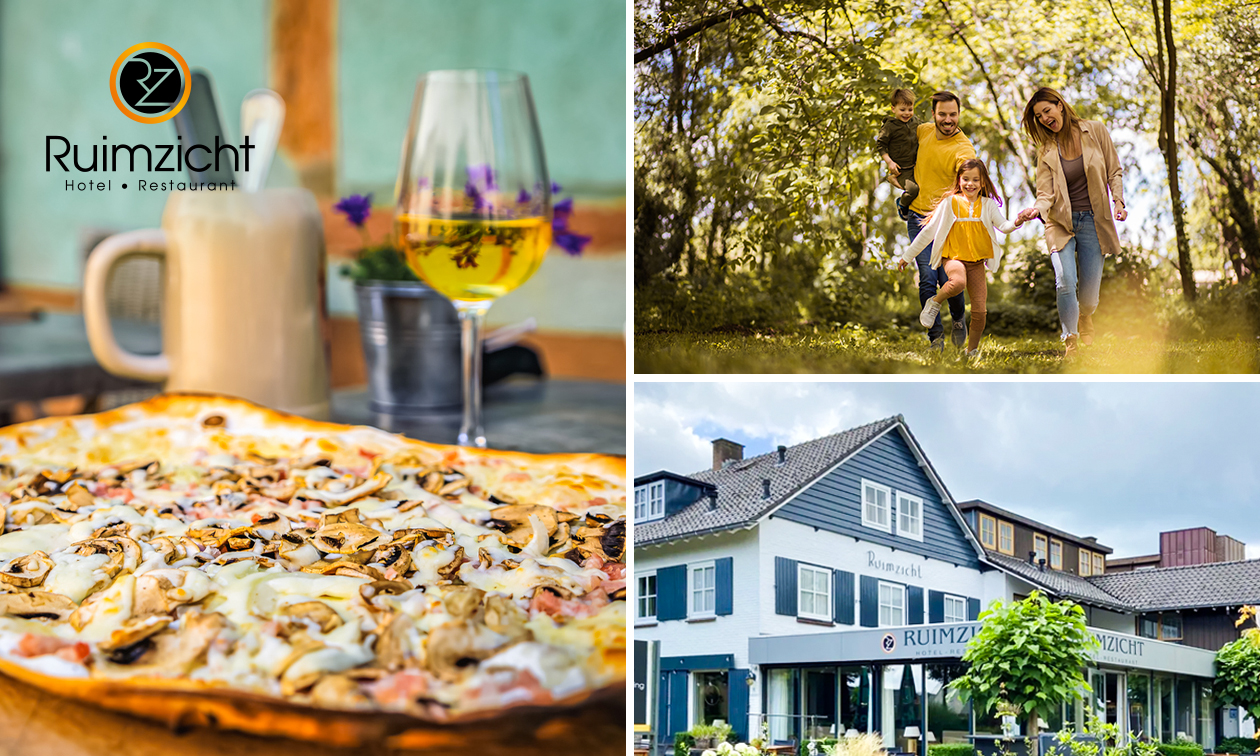 Wandel- of fietsarrangement incl. koffie/thee met gebak en lunch bij Ruimzicht - Brasserie Brût