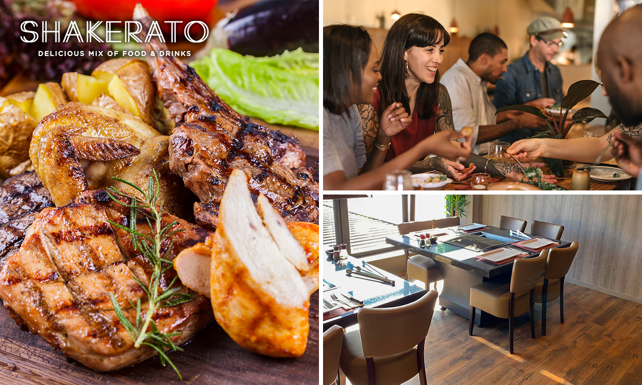 Mixed grill + friet + salade bij Shakerato