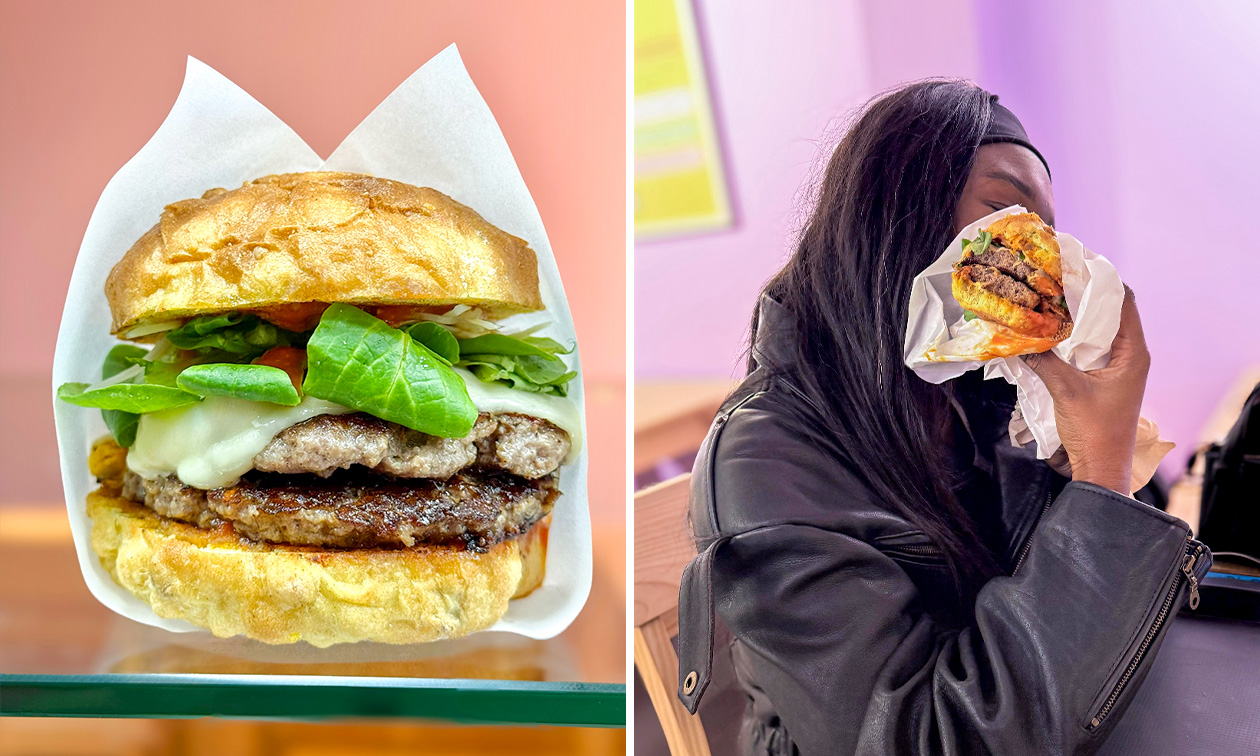 Burger à la carte + bijgerecht + evt. dessert in Brussel