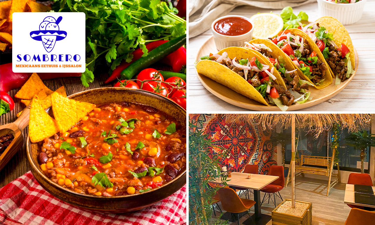 Mexicaans 2- of 3-gangendiner of -lunch à la carte