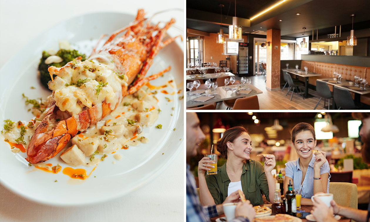 4-gangen kreeftdiner bij Sorrento 2