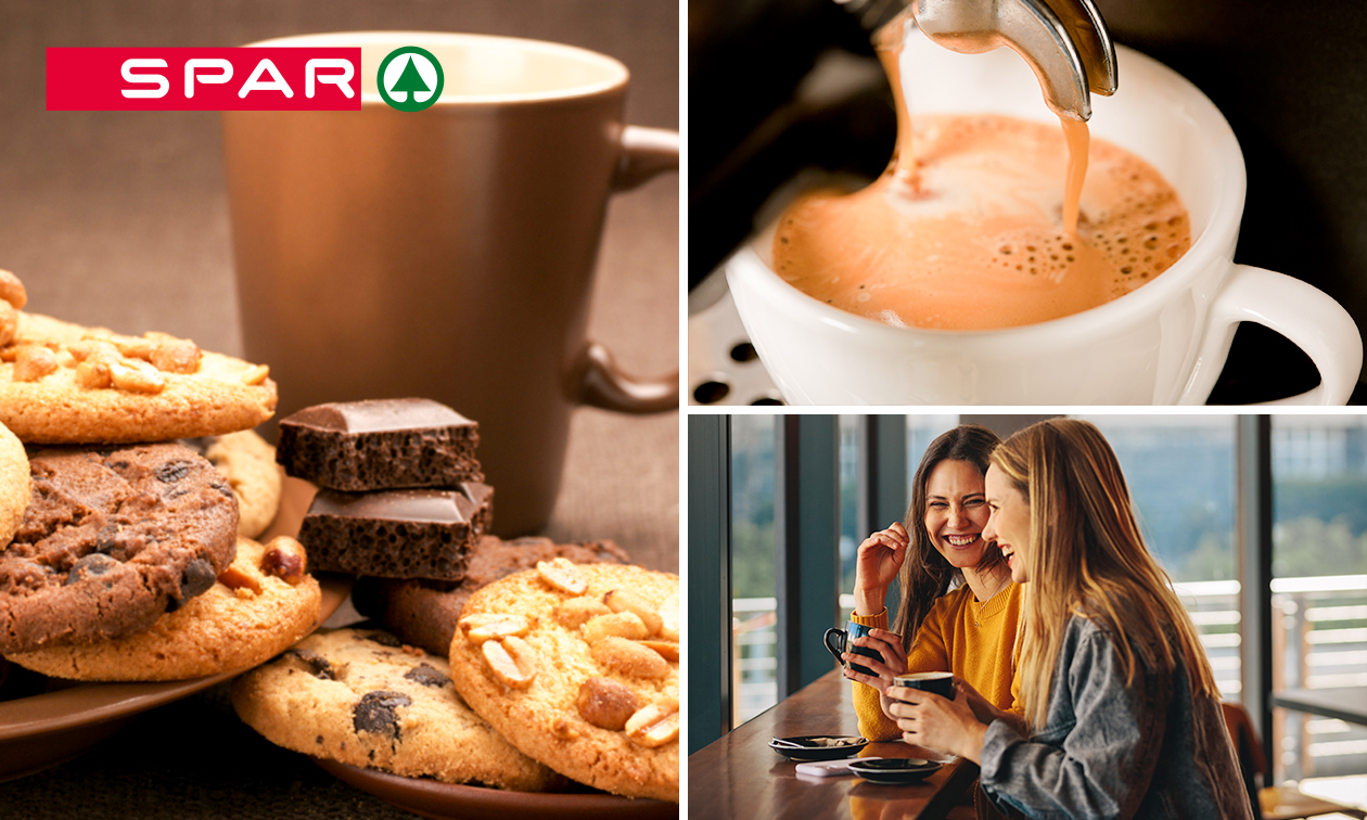 Warme drank + zoete snack naar keuze (enkel of 10-strippenkaart) bij SPAR city Zutphen