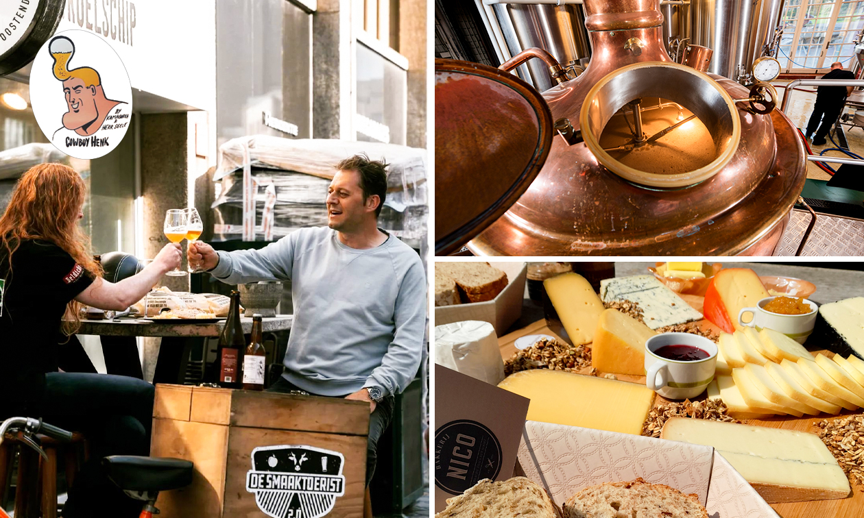 Rondleiding brouwerij + 3 bieren en breughelplank in hartje Oostende