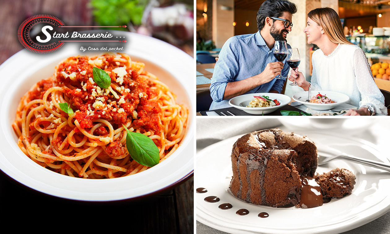 Menu en 3 services à la carte