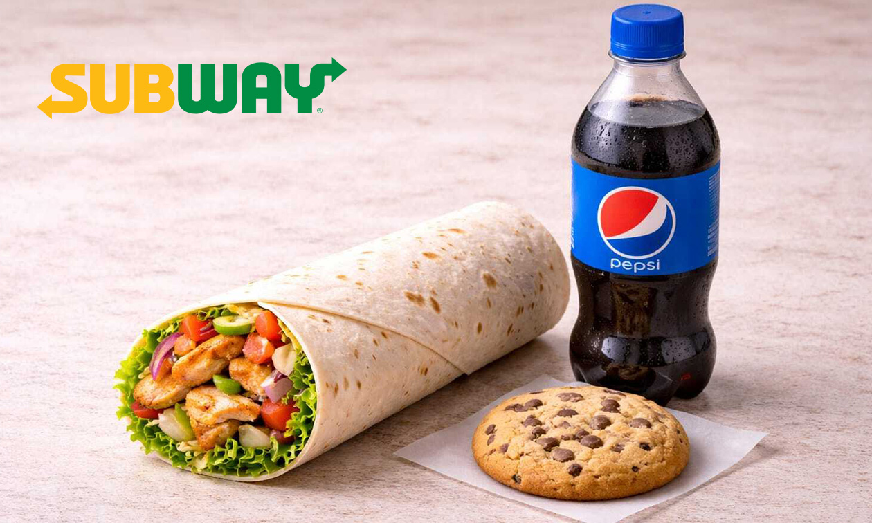1 oder 2 Wraps oder Salat nach Wahl +  Cookie + Getränk bei Subway Leverkusen