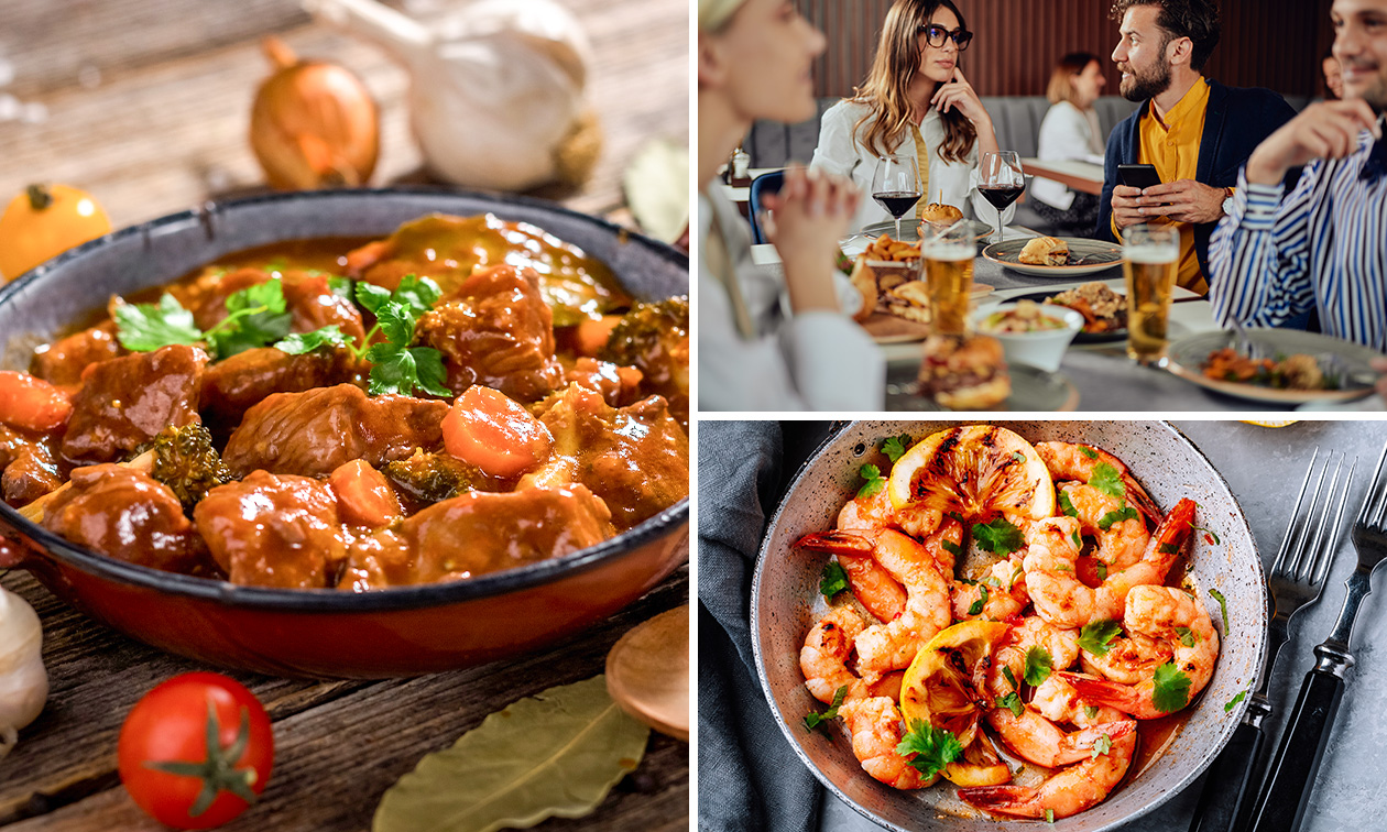 2- of 3-gangenlunch of -diner à la carte bij 't Kapelhof