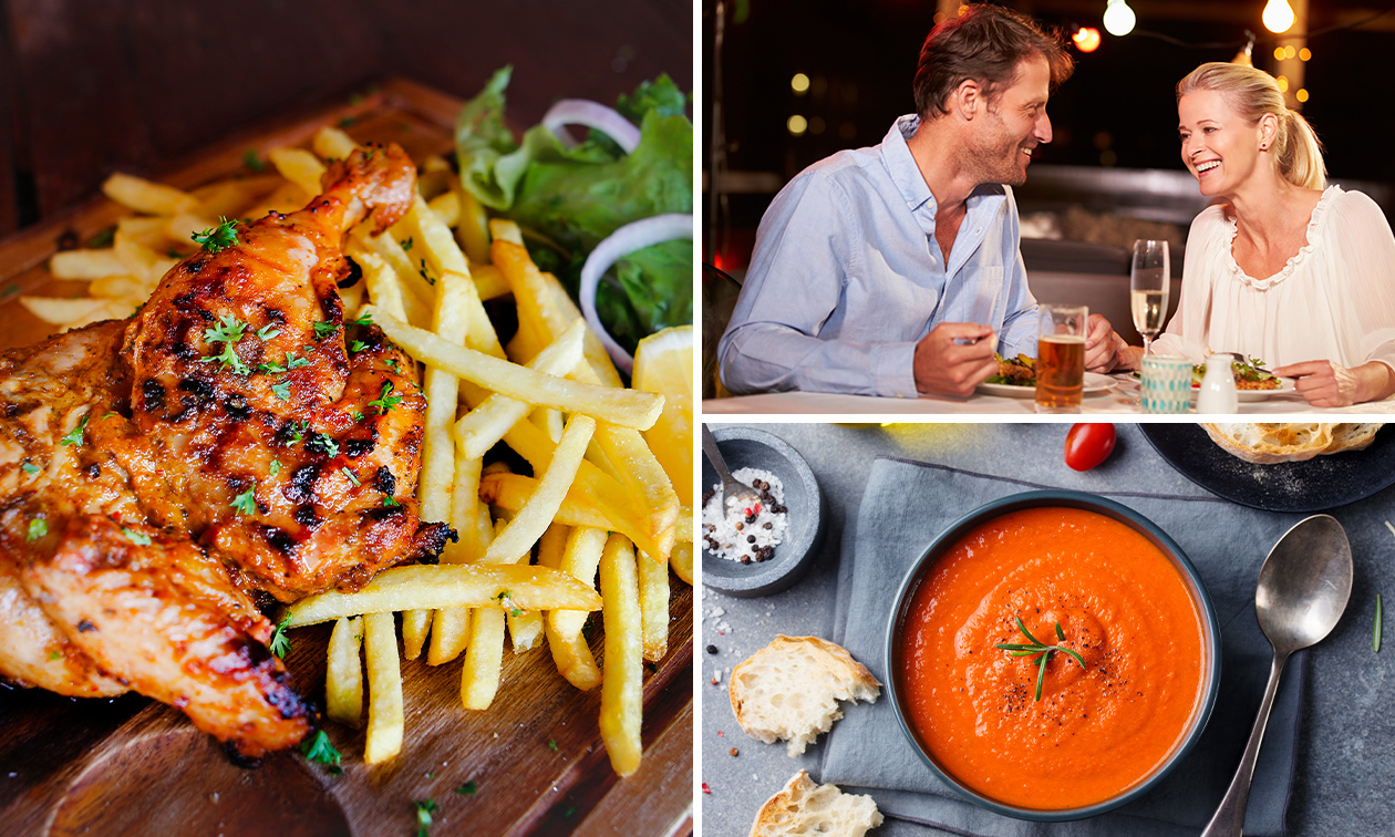 3-gangendiner bij 't Kempens Kiekekot