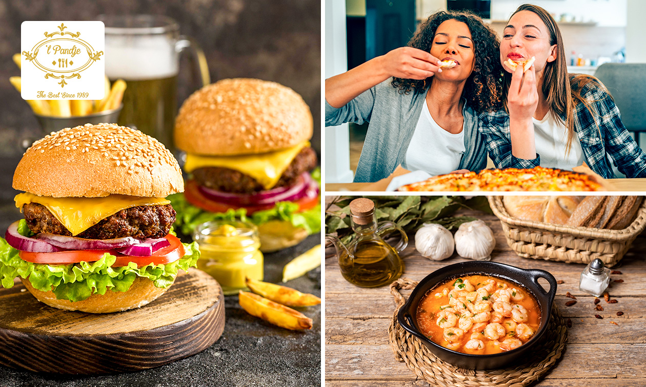 3-gangen keuzediner of -lunch