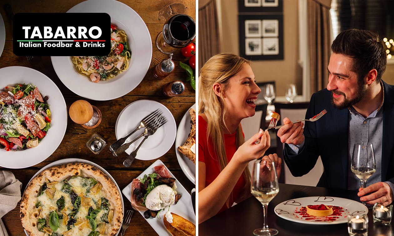Italiaans 2-gangen keuzediner of -lunch bij Tabarro