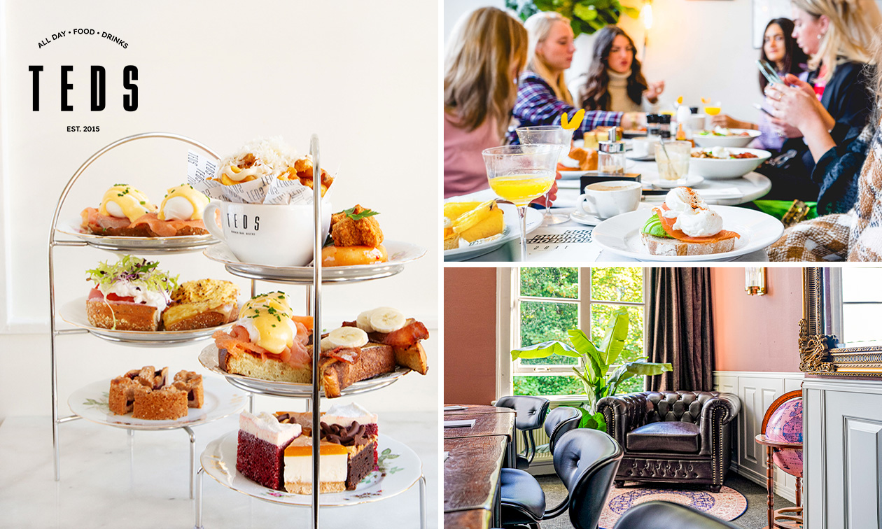 High tea (1,5 uur) of shared brunch (2 uur) bij Teds in hartje Muiden