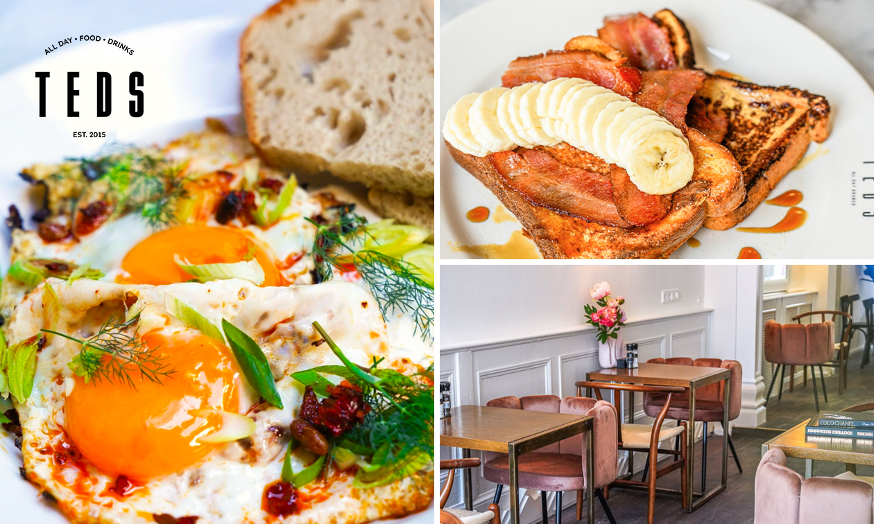 Brunch- of lunchgerecht naar keuze bij Teds Den Bosch