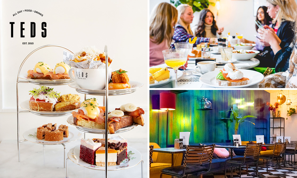 High tea (1,5 uur), shared brunch of ontbijt bij Teds