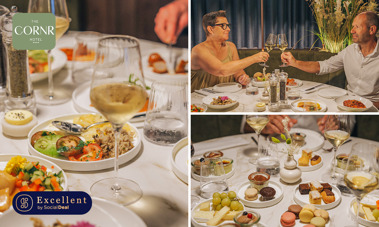Gastronomische zondagsbrunch + glas bubbels bij The CORNR Hotel