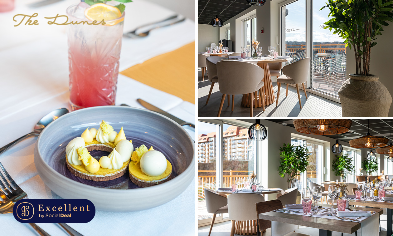 Gastronomisch 3-, 4- of 5-gangendiner + amuse bij The Dunes Restaurant