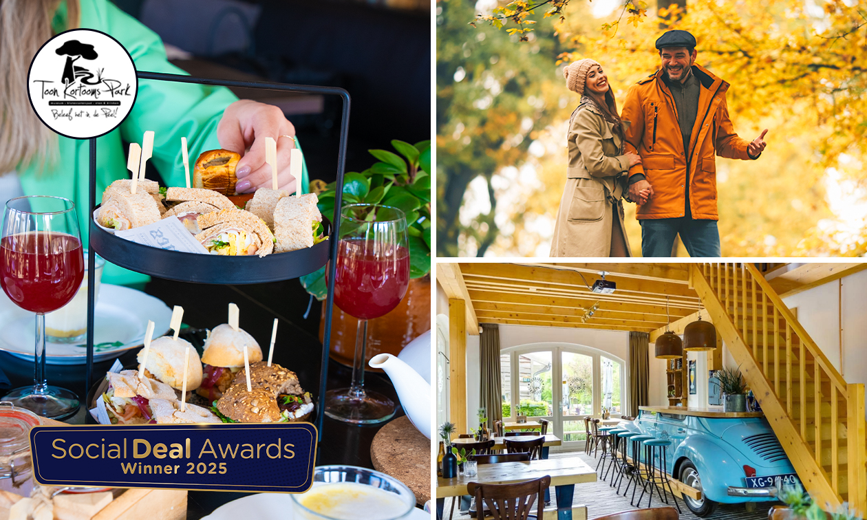 High tea + welkomstdrankje bij Toon Kortooms Park