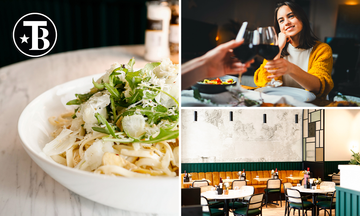 2-gangenlunch of -diner à la carte bij Trattoria Boretti in Mechelen