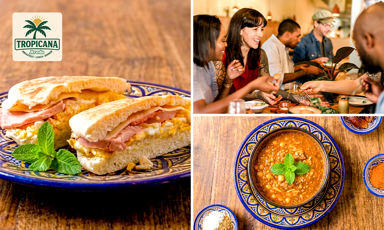 2-gangenlunch bij Tropicana Breda