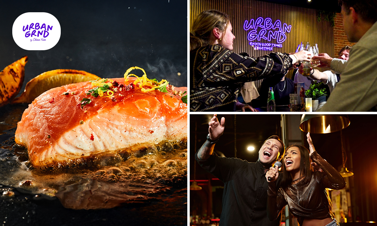 Premium 4-gangen shared dining + evt. activiteit naar keuze (30 min) bij Urban GRND Hengelo