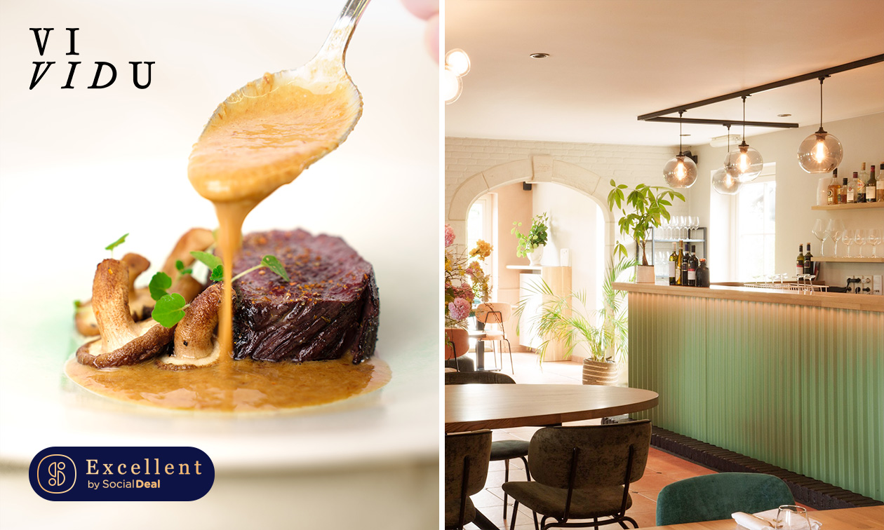 Italiaanse 2-gangenlunch of 3 of 4-gangenlunch of -diner bij Vividu