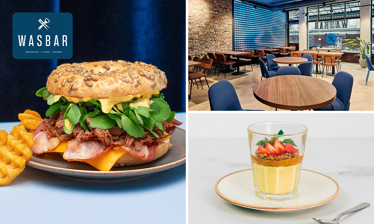 2- of 3-gangen keuzelunch of -diner + aperitief bij WASBAR