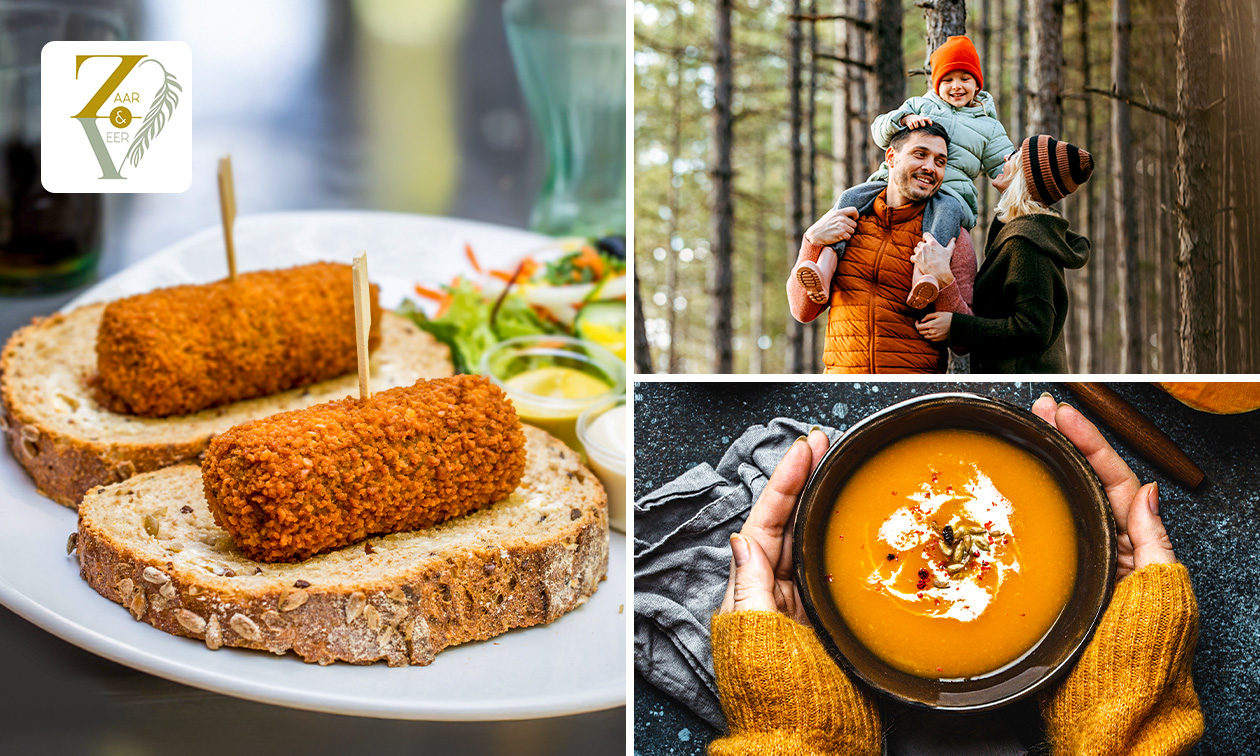 2-gangen keuzelunch of fiets- of wandelarrangement bij Zaar & Veer